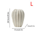Axyaa Star Fruit Ceramic Vase for Home Decoration and Flower Arrangement