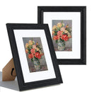 Axyaa Rustic Picture Frames Set of 2 for Wall/Table Display Collage Decor