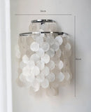 Axyaa Luxury Shell Wall Lamp - Gold Chrome Sconce Lighting