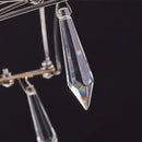 Axyaa Nordic Crystal Pendant Lamp for Chrome Decorative Lighting in Living & Dining Rooms