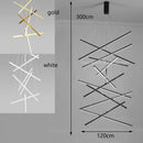 Axyaa Nordic Stair Chandelier Set for Living and Dining Room Lighting
