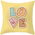 Axyaa Summer Ice Cream Cushion Cover - Yellow Fashion Home Decor