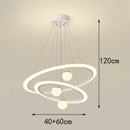 Axyaa Nordic Dining Room Pendant Light Chandelier for Living Room