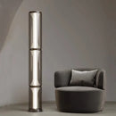 Axyaa Modern Glass LED Floor Lamp Living Room Bedroom Lighting Fixtures