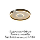 Axyaa Rose Gold Modern LED Ceiling Light Surface Mounted Minimalist Home Lighting