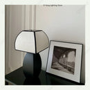 LED Fabric Lampshade Table Lamp Axyaa - Stylish Decorative Lighting with Bulbs