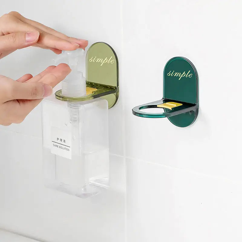 Axya Wall-Mounted Bathroom Organizer Shelf for Hand Sanitizer, Shower Gel, Shampoo Storage