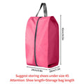 Axyaa Oxford Shoe Storage Bag Waterproof Nylon Zipper Organizer for Men and Women