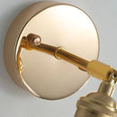 Axyaa Rotatable Clear Glass LED Wall Lamp with Pull Chain Switch