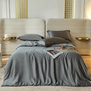 Axyaa Soft Lyocell Bedding Set with Duvet Cover, Sheet & Pillowcases