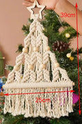 Axyaa Macrame Christmas Tree Wall Hanging Farmhouse Xmas Decor