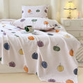 Axyaa Cotton Coarse Sheet Set - Single Piece, Summer Bedding