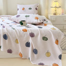Axyaa Cotton Coarse Sheet Set - Single Piece, Summer Bedding