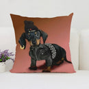 Pablo Picasso Wiener Dog Pillowcase for Modern Home Decor by Axyaa