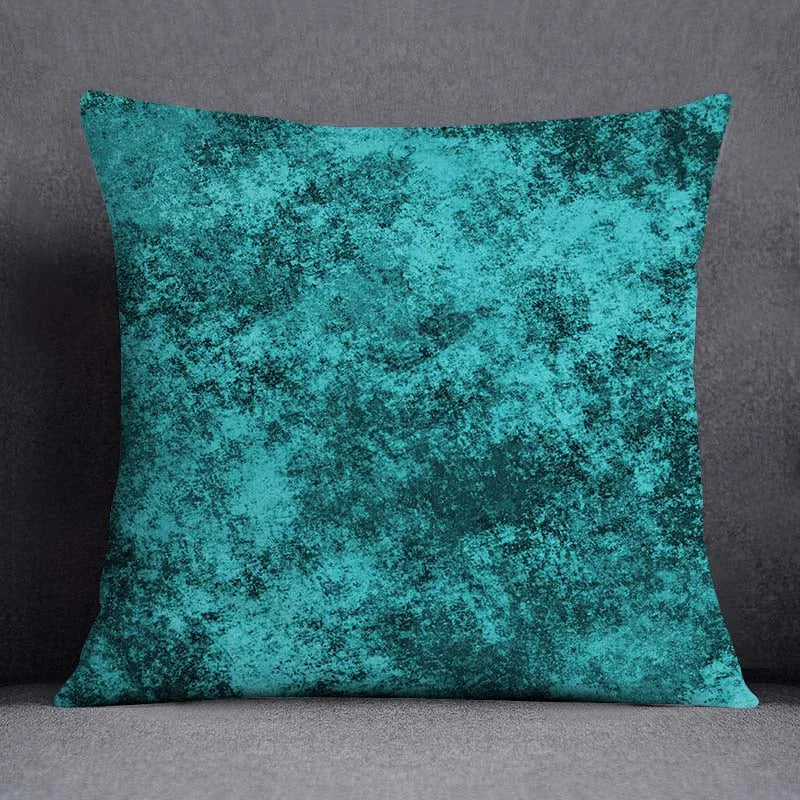 Axyaa Dark Green Floral Animal Pattern Pillowcase - 45cm