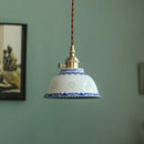 Axyaa Ceramic Copper LED Pendant Lamp - Japan Style Hanging Fixture