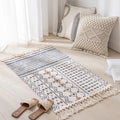Axyaa Nordic Tassel Moroccan Area Rug for Home Living Room Bedroom décor