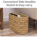 Axyaa Woven Toilet Paper Storage Basket with Handles | Large Capacity Bathroom Organizer