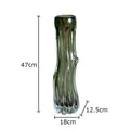 Axyaa Transparent Glass Vase Desk Decoration for Floral Arrangement & Hydroponics