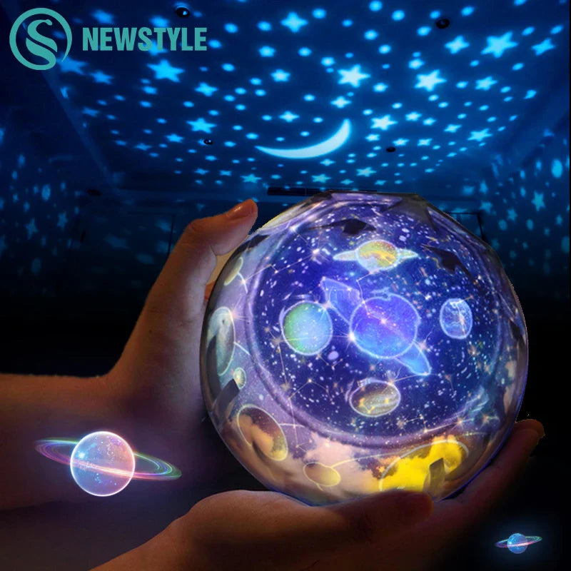 Axyaa Starry Sky Universe Projector Night Light - Kids' Magical LED Lamp
