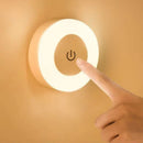 Axyaa Mini LED Touch Night Light with USB Recharge & Magnetic Base