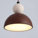 Axyaa LED Bedroom Pendant Lamp - Chinese Style Retro & Quiet Homestay Lighting