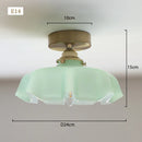 Axyaa Glass Flower Pendant Light for Dining room, Kitchen, Bedroom, Bedside