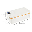 Axyaa Rechargeable Heated Lunch Box with Removable Stainless Steel Container