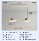 Axyaa Medieval Restaurant Pendant Light: Modern Nordic M Bean Flying Saucer Suspension Lamp