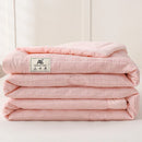 Axyaa Summer Quilt Solid Color Lightweight Single Bedding