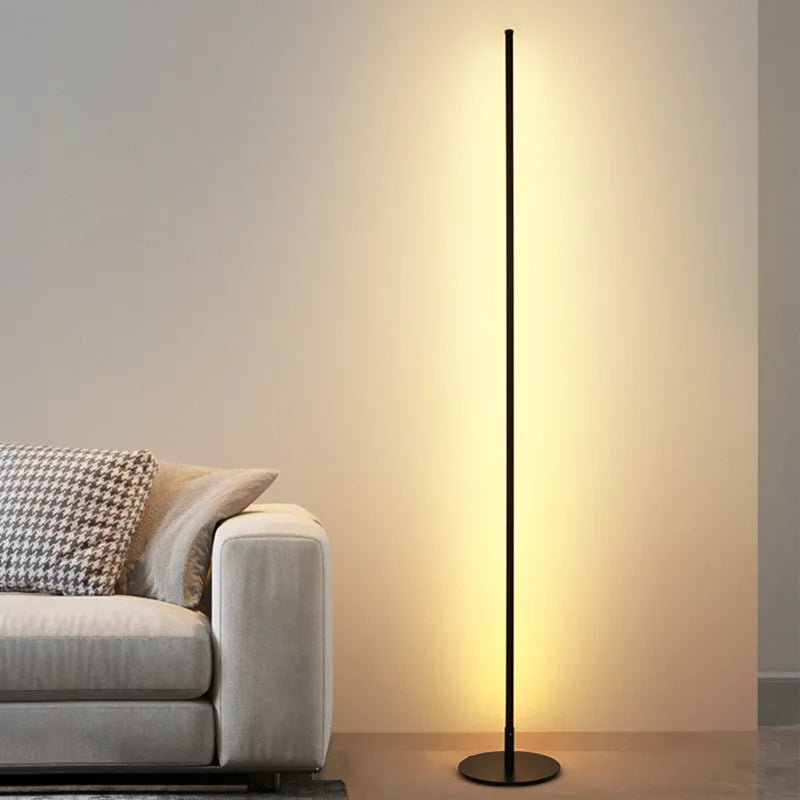 Axyaa Aluminum Iron Paint 15W LED Floor Lamp for Home Decor