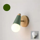 Axyaa Nordic Simple LED Wall Lamp for Children's Room, Bedroom, and Hallway