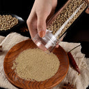 Axyaa Wooden & Acrylic Grinder: Multifunctional Manual Pepper Mill & Salt Crusher