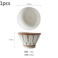 Axyaa Four Season Bamboo Hat High Bowl Tableware, Noodles Bowl