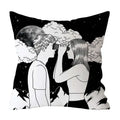 Axyaa Art Pattern Throw Pillow Case for Home Sofa Seat Room Decor