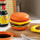 Axyaa Ceramic Flavor Dish Set of 4 Soy Sauce Dipping Seasoning Small Dish