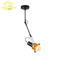 Axyaa Industrial Swing Arm LED Wall Lamp for Bedroom Living Room Study