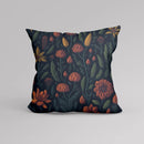 Axyaa Green Plants Flowers Pattern Pillowcase Luxury Home Decor Sofa Cushion Cover