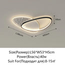 Axyaa LED Ceiling Chandelier for Home Decor - Gold/Black Indoor Lighting