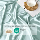 Axyaa Mulberry Silk Duvet Cover, Ultra Soft Quilt, King Size Bedding with Zipper