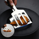Axyaa Stainless Steel Food Tongs: BBQ Clip Meat Clamp Kitchen Tool