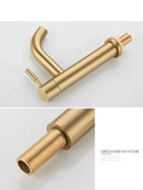 Axyaa Stainless Steel Cold Water Faucet for Bathroom and Kitchen - High Quality