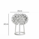 Axyaa Clear Gold Acrylic Pendant Light for Modern Dining Room décor.
