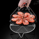 Axyaa Steamer Rack Cookware for Home Kitchen with Heat Insulation, Stainless Steel