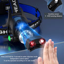 Axya Super Bright Rechargeable LED Headlamp Waterproof Headlight