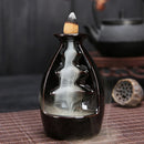 Axyaa Ceramic Incense Tower Burner | Reverse Flow Backflow Incense Ornament