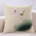 Lotus Cushion Cover by Axyaa: Stylish Home Decor Pillowcase for Living Room, Car, and More