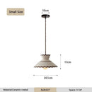 Axyaa French Antique Ceramic Pendant Light for Dining Room, Headboard, Bar Counter - Retro Lighting Fixtures