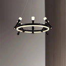 Axyaa Modern LED Chandelier Pendant Ceiling Light for Indoor Dining Room