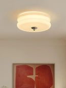 Axyaa White Yellow Glass LED Ceiling Chandelier Modern Vintage Retro Pendant Lights